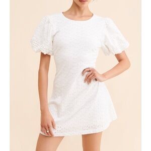 Free People Apricot Rose Mini Dress